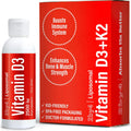 2,500 IU Liquid Vitamin D3 with K2 Supplement, 60 Servings, 4 fl oz K629