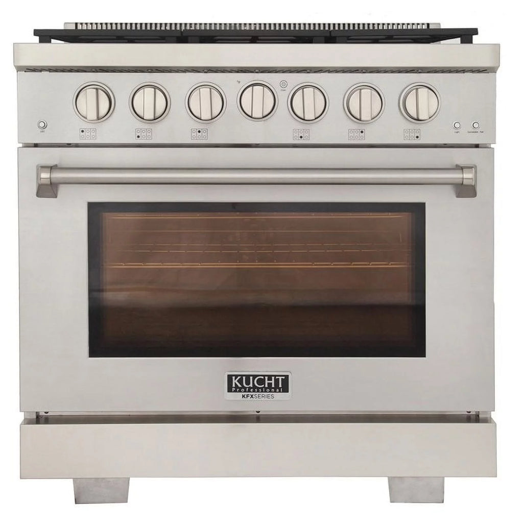 36" Stainless Steel Propane Gas Range with Oven S701042