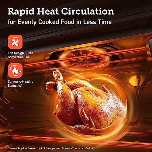 12-in-1 Air Fryer Toaster Oven Combo with 3 Accessories K311852