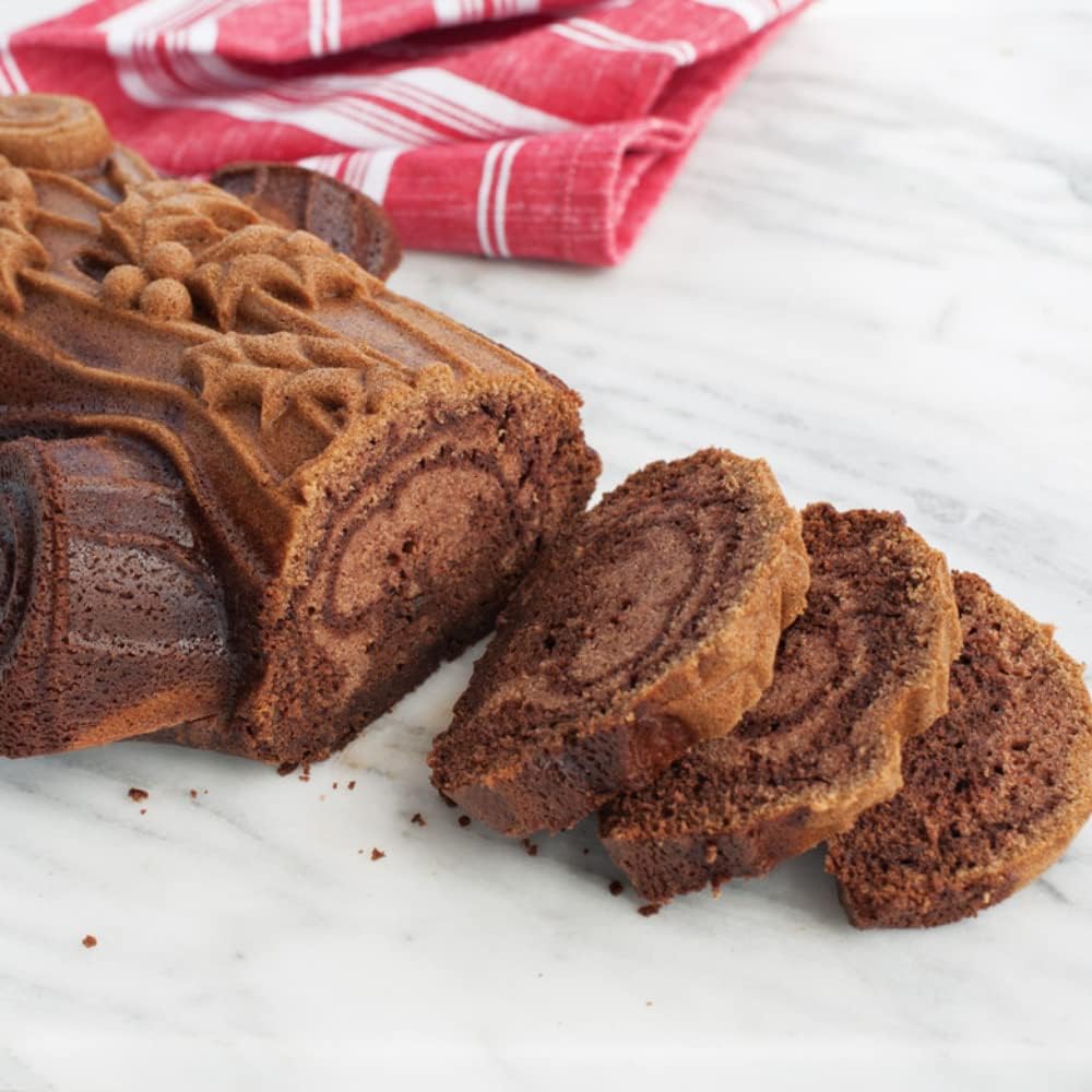 Silver Yule Log Pan H211