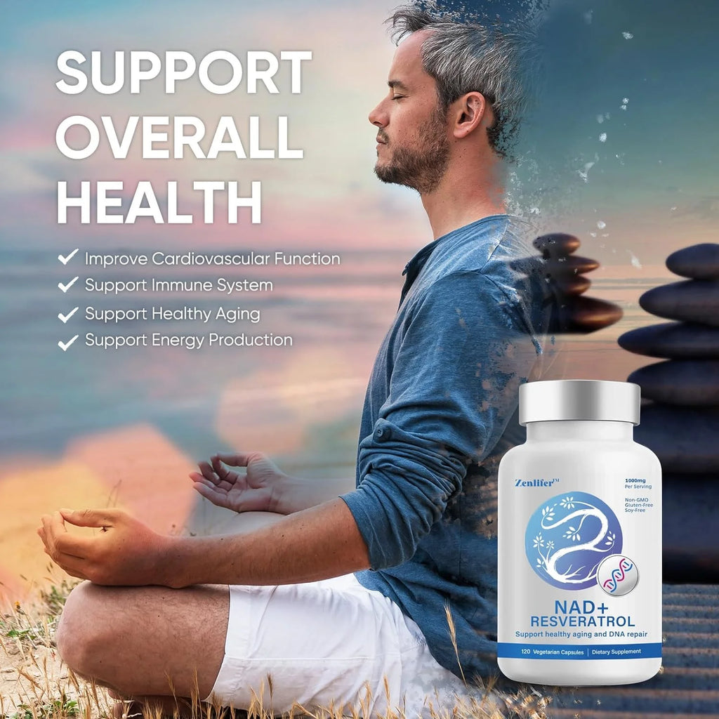 NAD+ 1000MG Resveratrol Boosting Supplement Z5350