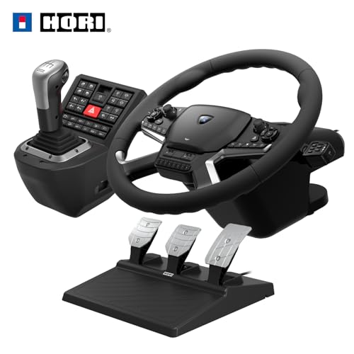 Truck Control System with Force Feedback Steering Wheel, Shifter Control Panel, & Pedals T2322