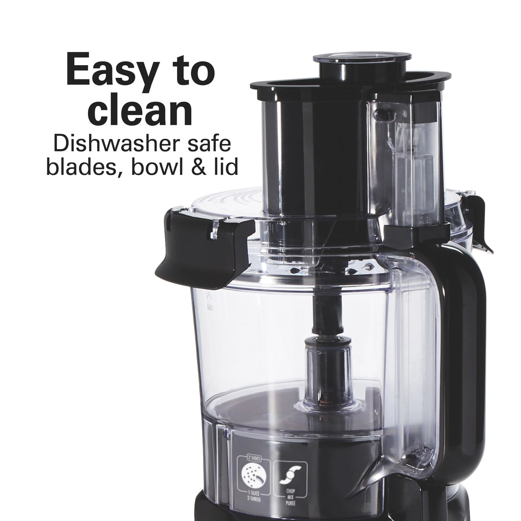 10 Cup Black and Stainless Food Processor D74705
