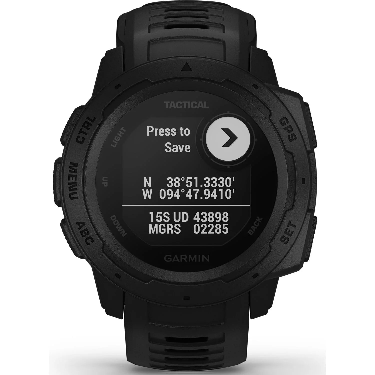 Black GPS Watch O266