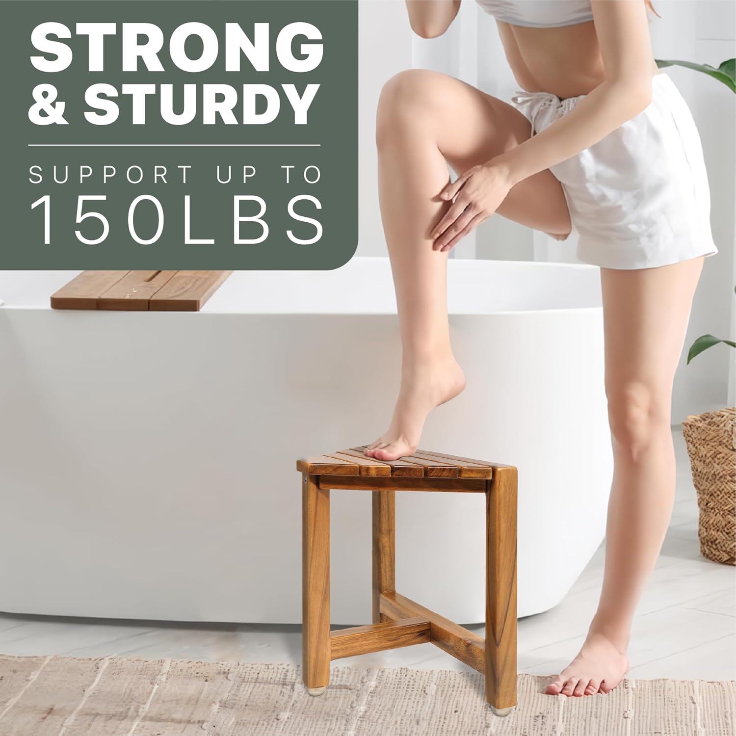 Corner Shower Stool L1591