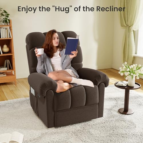 Beige White Power Recliner Chair N48489