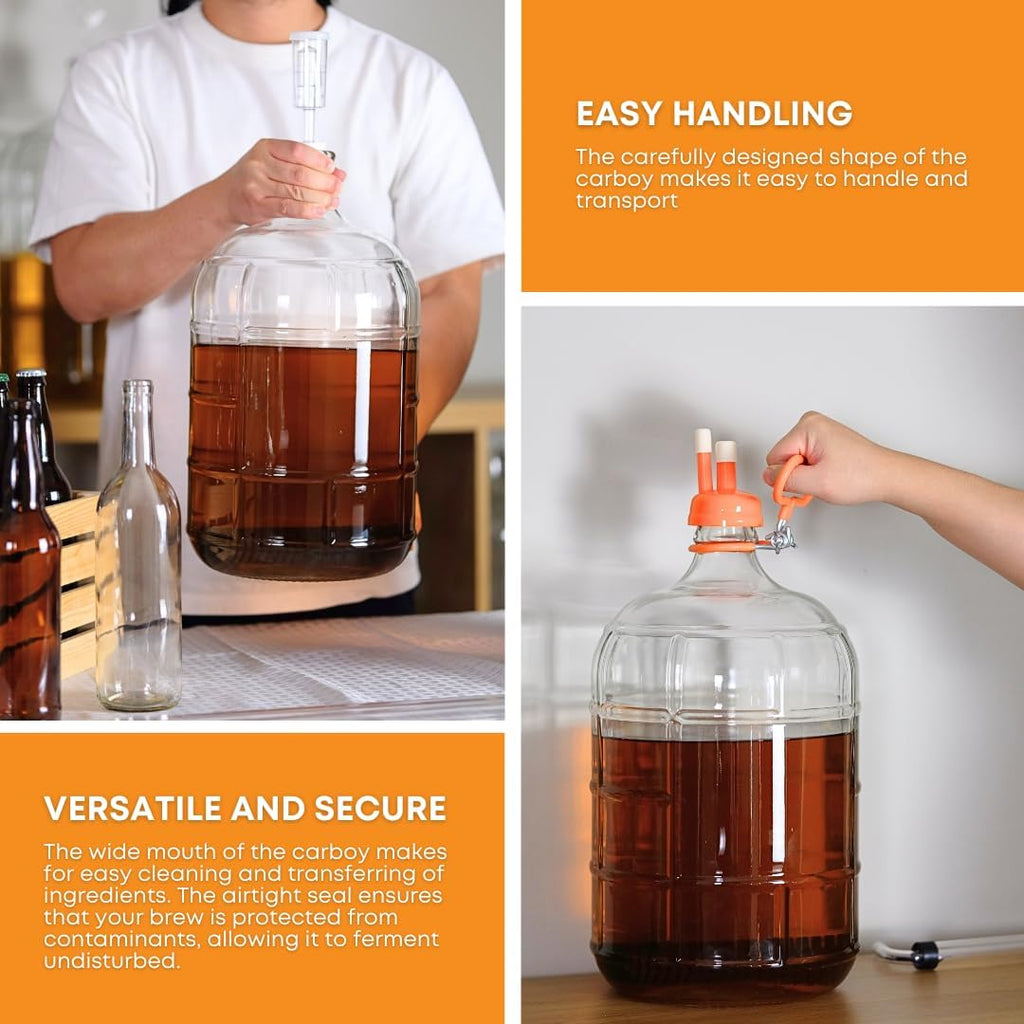 3 Gallon Glass Carboy A8087