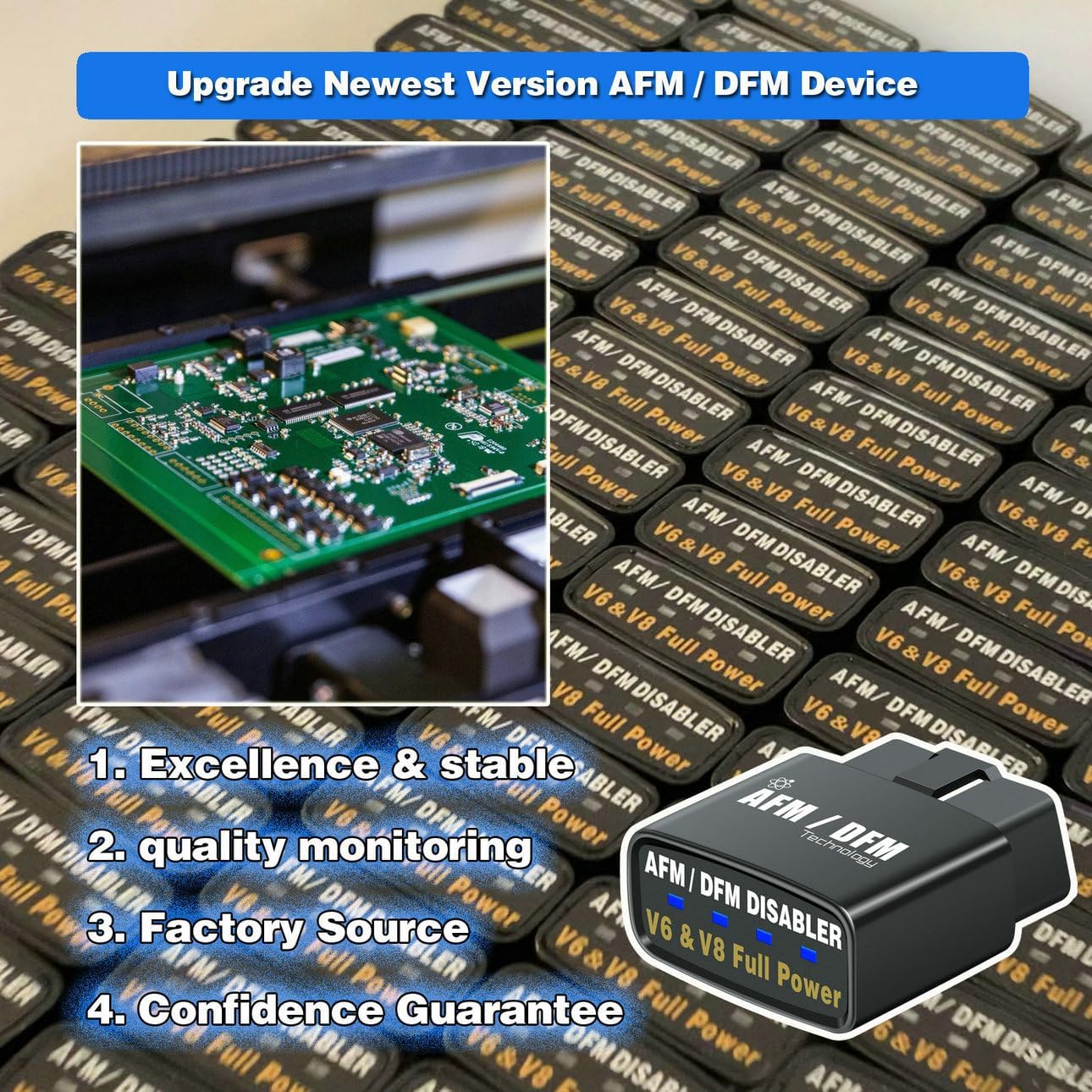Active Fuel Management Disabler Device Compatible with GM V6 V8 Vehicle K5072