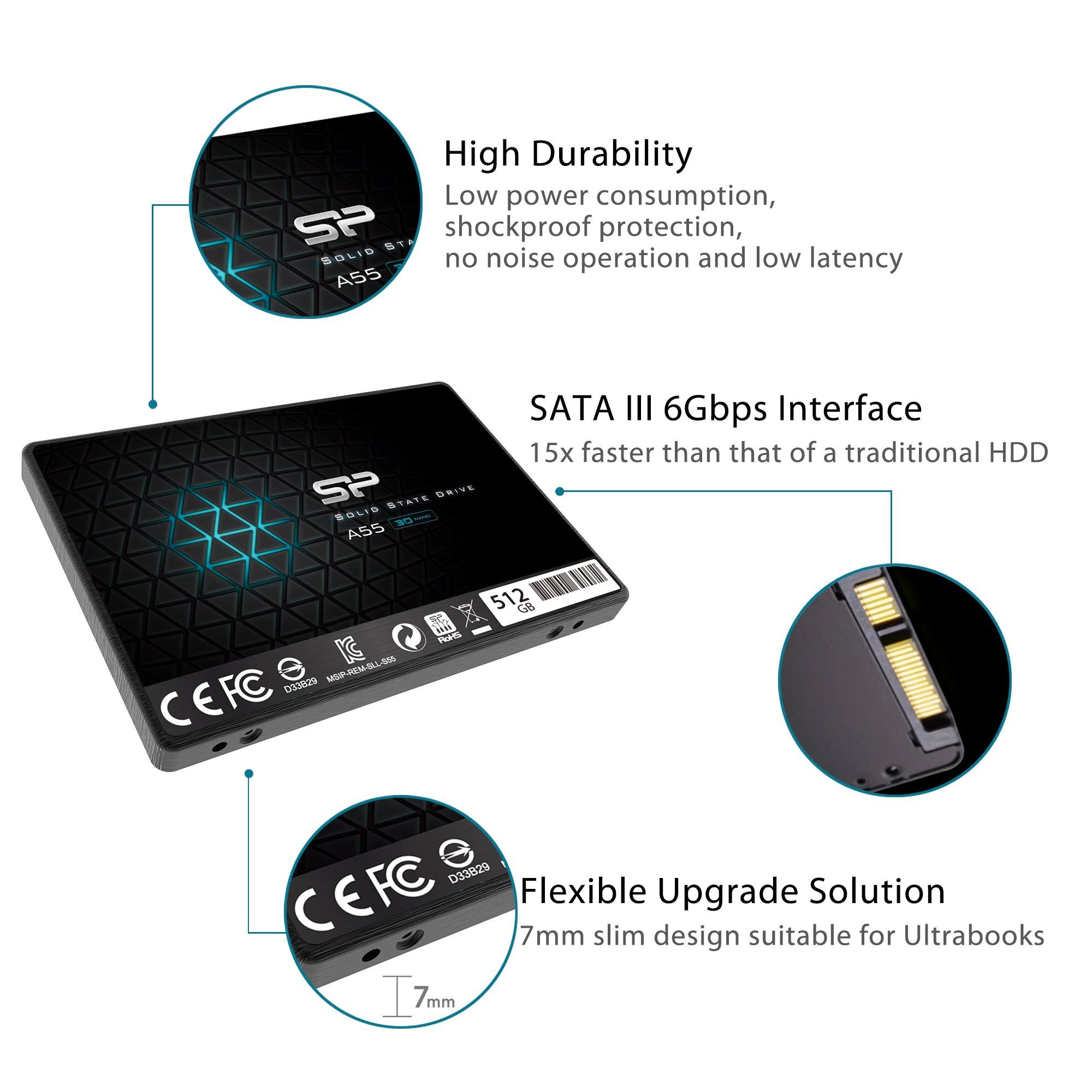 512GB Internal Solid State Drive SATA III X310