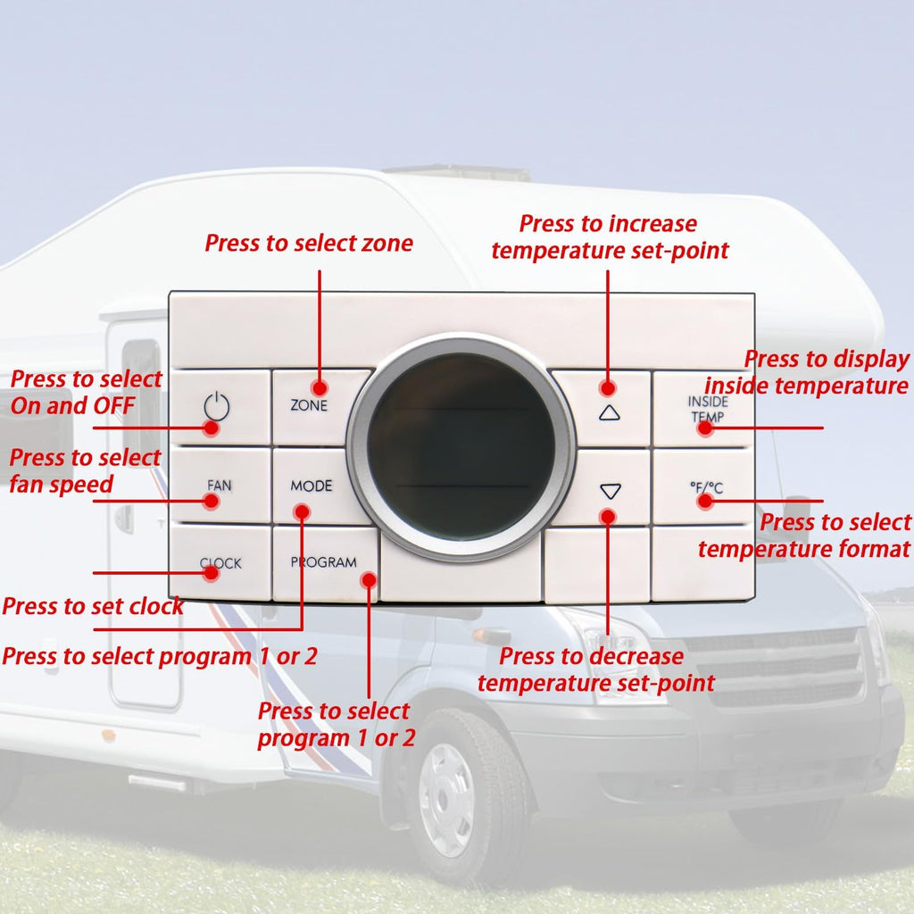 Multi-Zone Thermostat Replacement for Dometic Air Conditioner Q563119