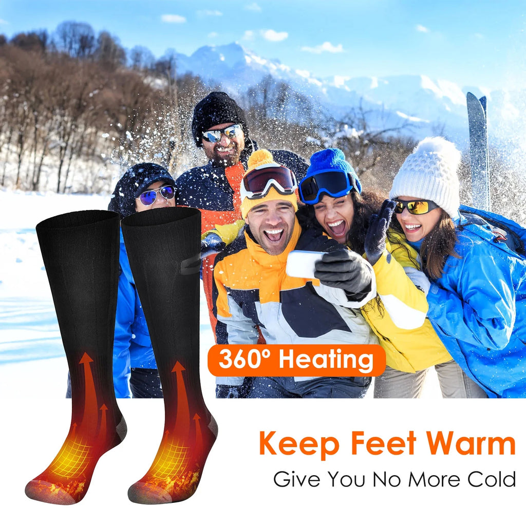 Rechargeable Heated Socks with 4 Heat Settings B196