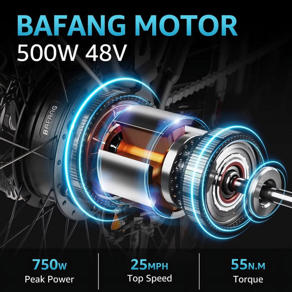 27.5" Electric Bike 500W 48V 12AH Step-Thru K452380