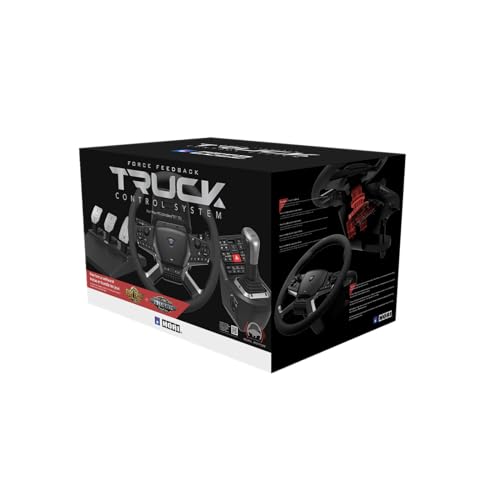 Truck Control System with Force Feedback Steering Wheel, Shifter Control Panel, & Pedals T2322