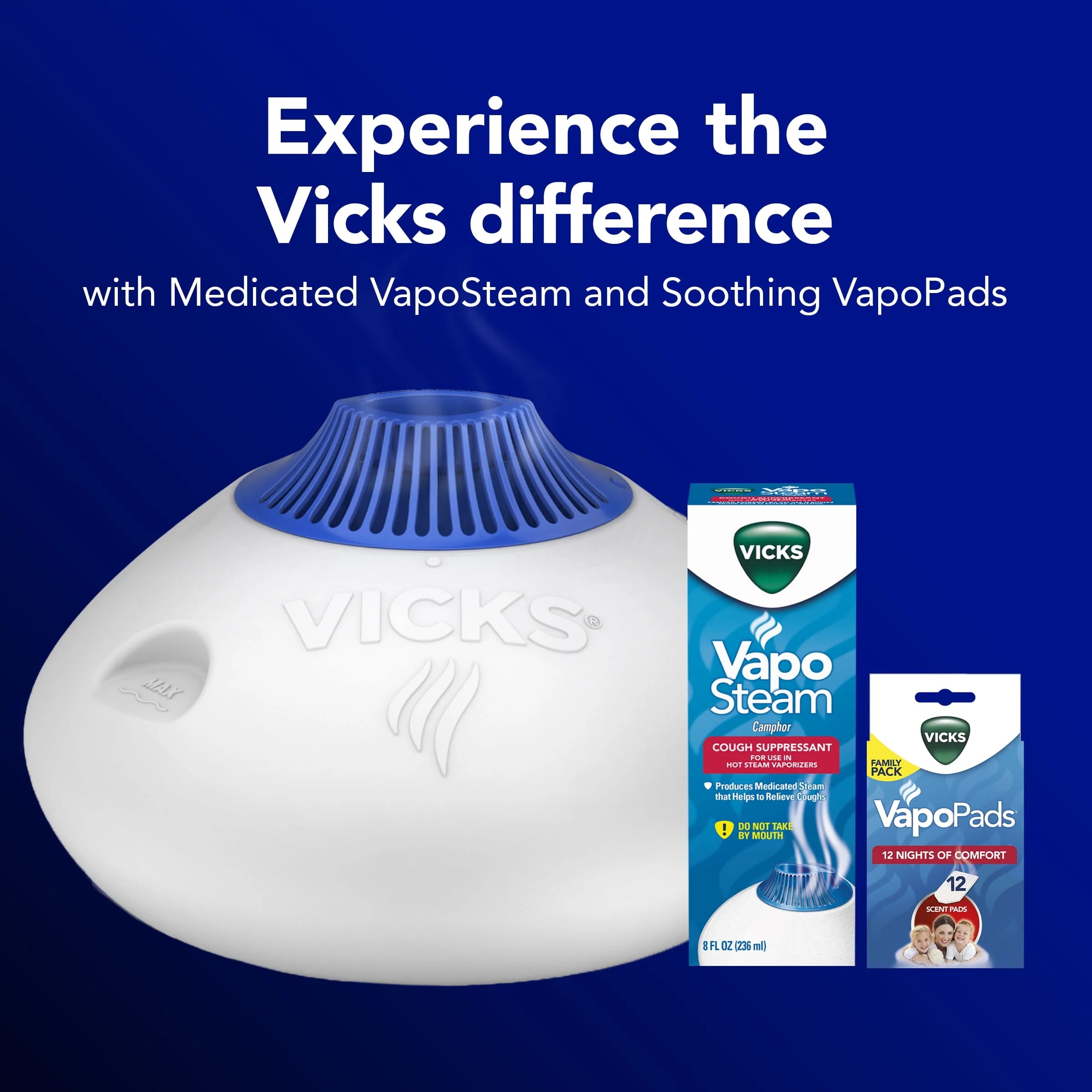 White Warm Steam Vaporizer Humidifier K558811