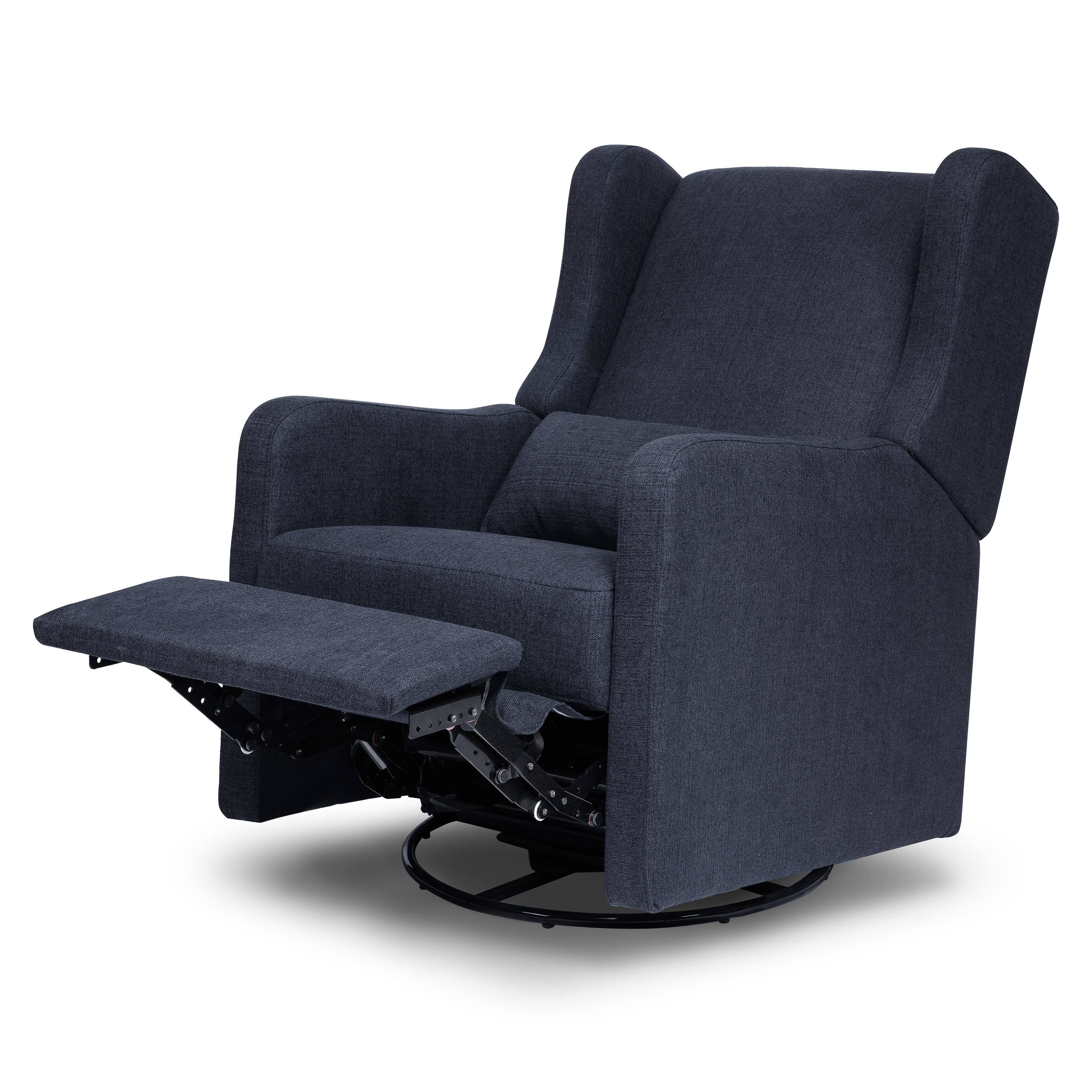 Performance Cream Linen Recliner and Swivel Glider J4048