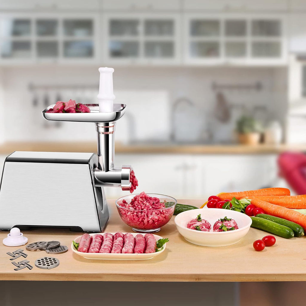 350W Electric Meat Grinder with 4 Sizes Plates F382
