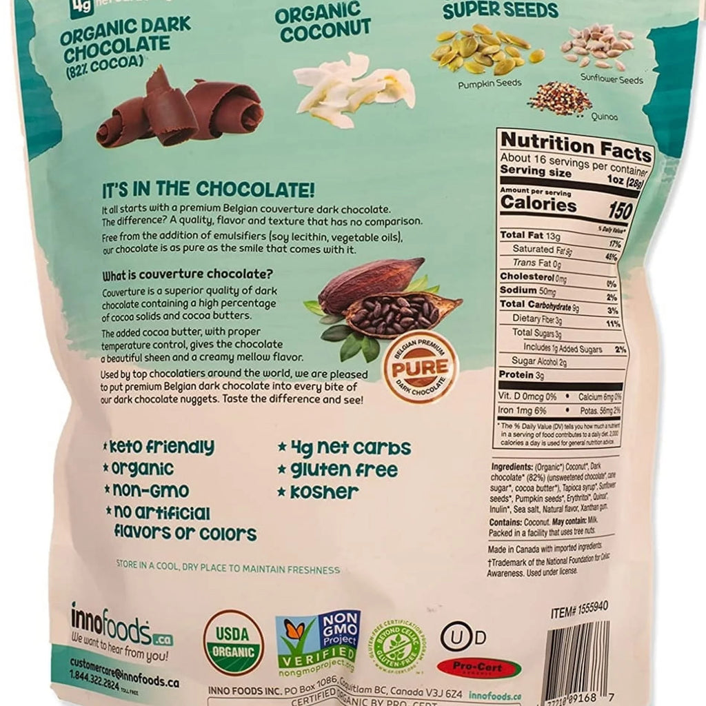 Dark Chocolate Keto Nuggets 16 Ounce S263290
