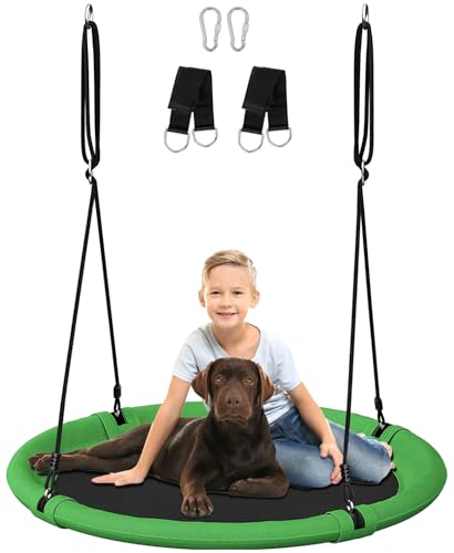 Green & Black 24 Inch Saucer Tree Swing A108