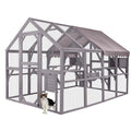110'' Extra Large Wooden Catio Cage with Roof Cover Y224