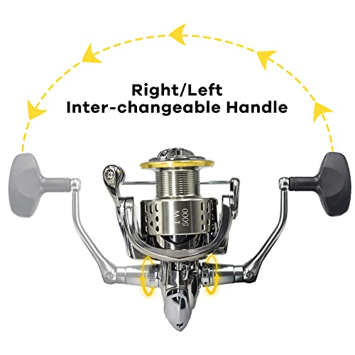 12+1BB Ultra Lightweight Metal Frame Carbon Fiber 33 LB Max Drag 5.5:1 Fishing Reel F211174