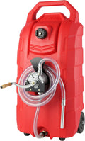 16 Gallon Fuel Caddy with Hand Pump Rubber Wheels X6586