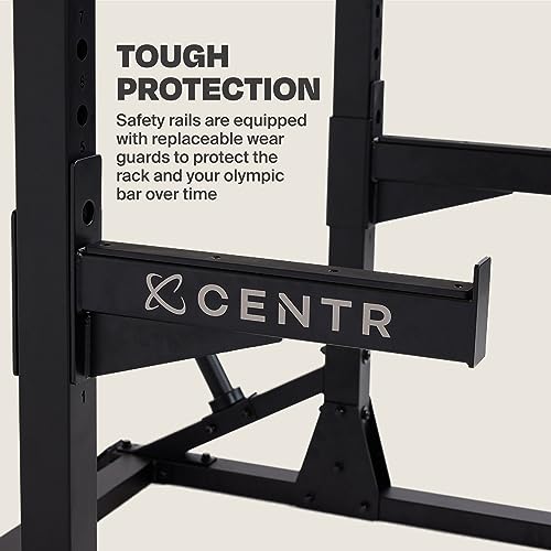 Half Rack with J-Hooks, Pull Up Bar & Weight Storage T728