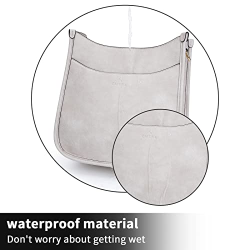 Vegan Leather Crossbody Shoulder Bag with 2PCS Adjustable Strap V60733