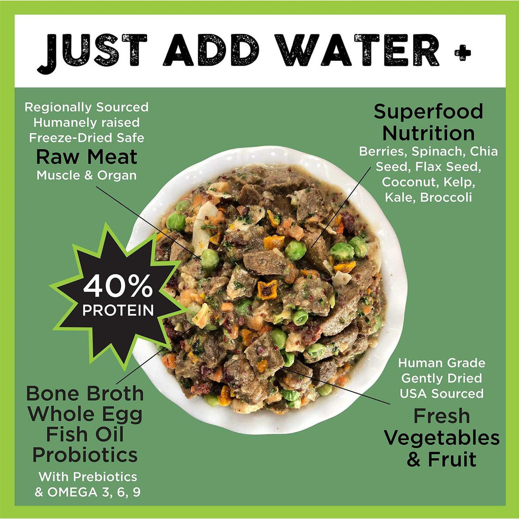 Freeze-Dried Raw Whole Food Meal Makes 18 Lbs Fresh Raw Food Y9282