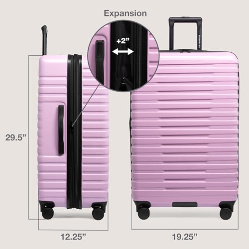 Teal Polycarbonate Hardside Travel Suitcase Luggage with 8 Spinner Wheels, Aluminum Handle, Carry-on 22-Inch U2619