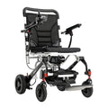 White Electric Wheelchair with 300 Lbs Weight Capacity, 12 Ah Battery, 17"x17" Black Foam Seat D212