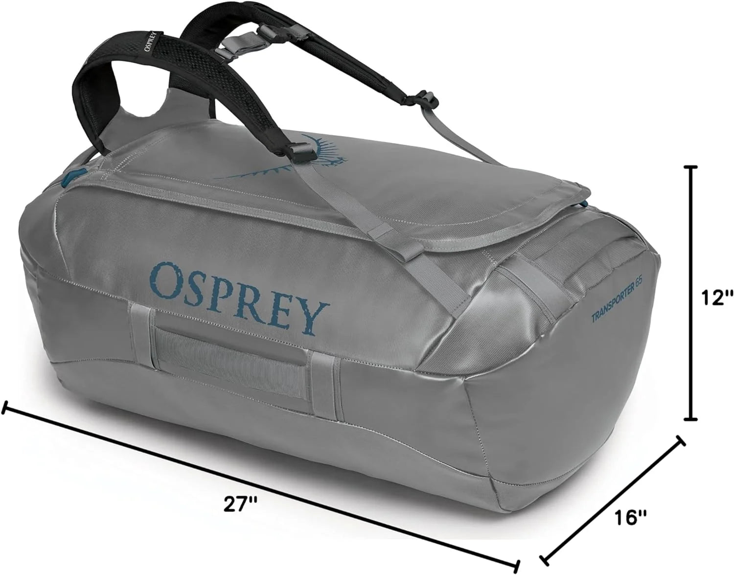 Smoke Grey 65 L Duffel Bag V145