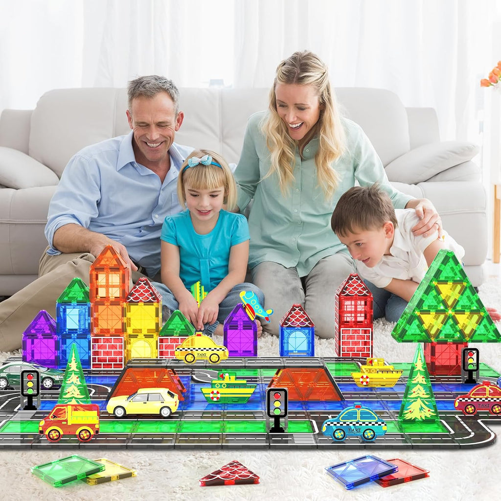 Magnetic Tiles City Road Set Magnetic Blocks R751774