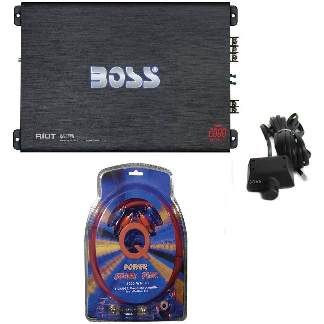 2000W Mono Car Audio Amplifier with Amp Kit P145