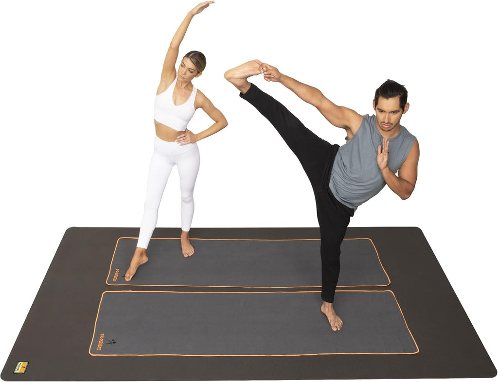 Large Exercise Mat 6 ft X 6 ft X 1/4" Thick Workout Mat R4173
