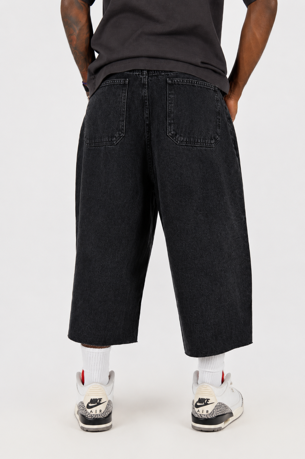 Balloon Cut Denim Jorts