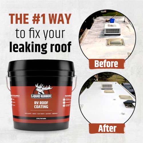 Brilliant White 1 Gallon RV Roof Coating W563489
