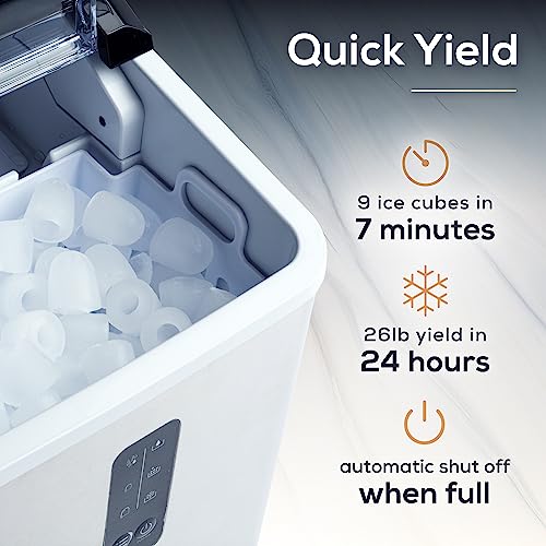 Stainless Steel Electric Countertop Ice Maker Machine Z469