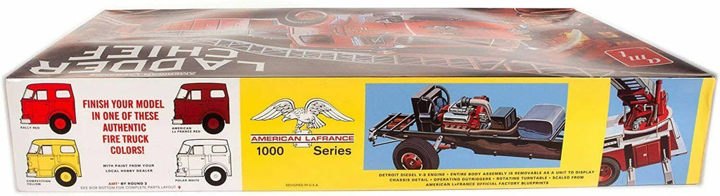 1/25 Scale American LaFrance Ladder Chief Fire Truck Model Kit X584647