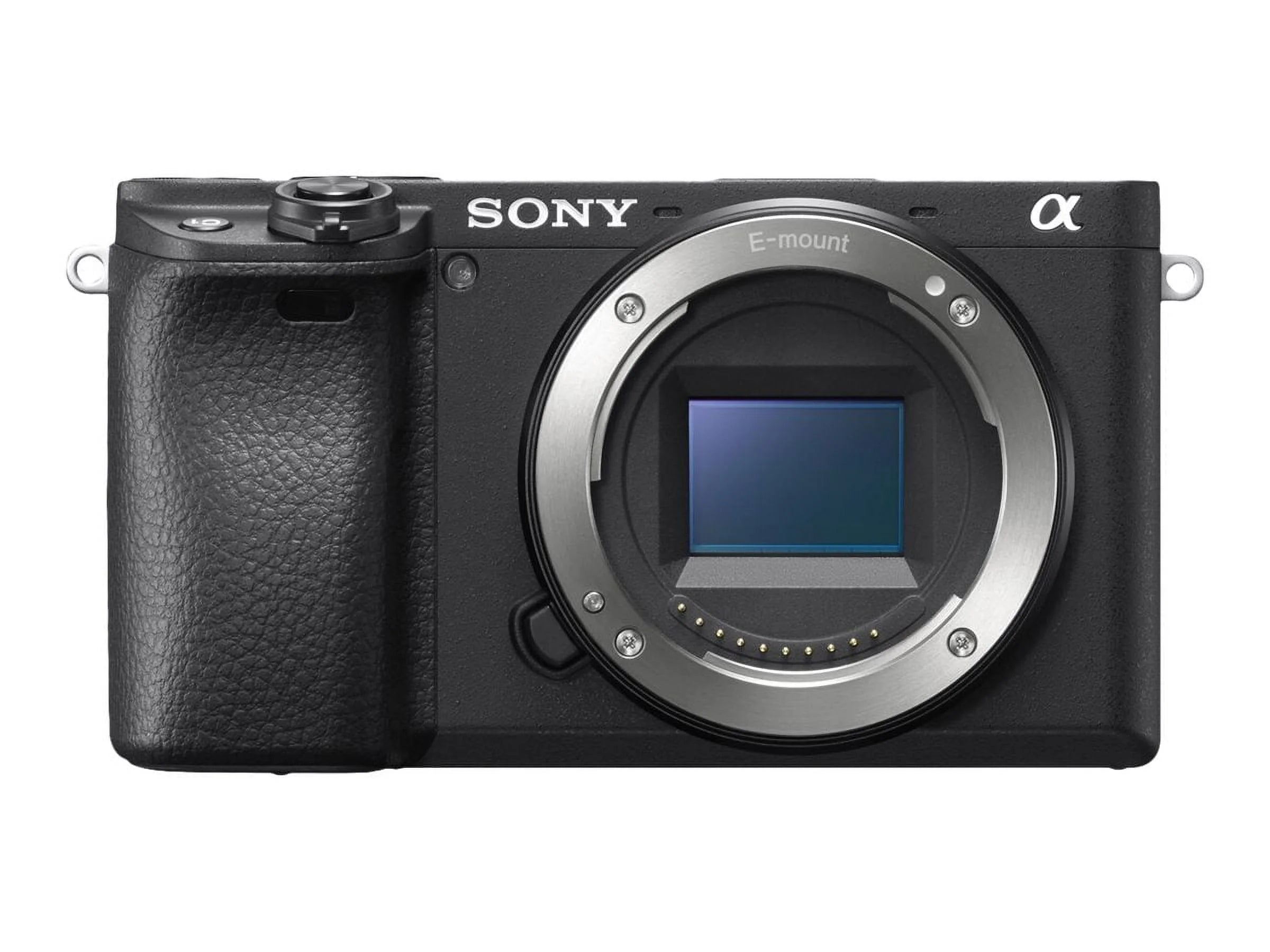 Black Mirrorless Digital Camera 24.2 MP APS-C 4K with 18-135mm Lens H20998