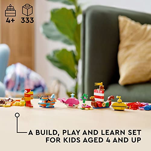 LEGO Classic Creative Ocean Fun 11018 Building Toy Set (333 Pieces) H466420