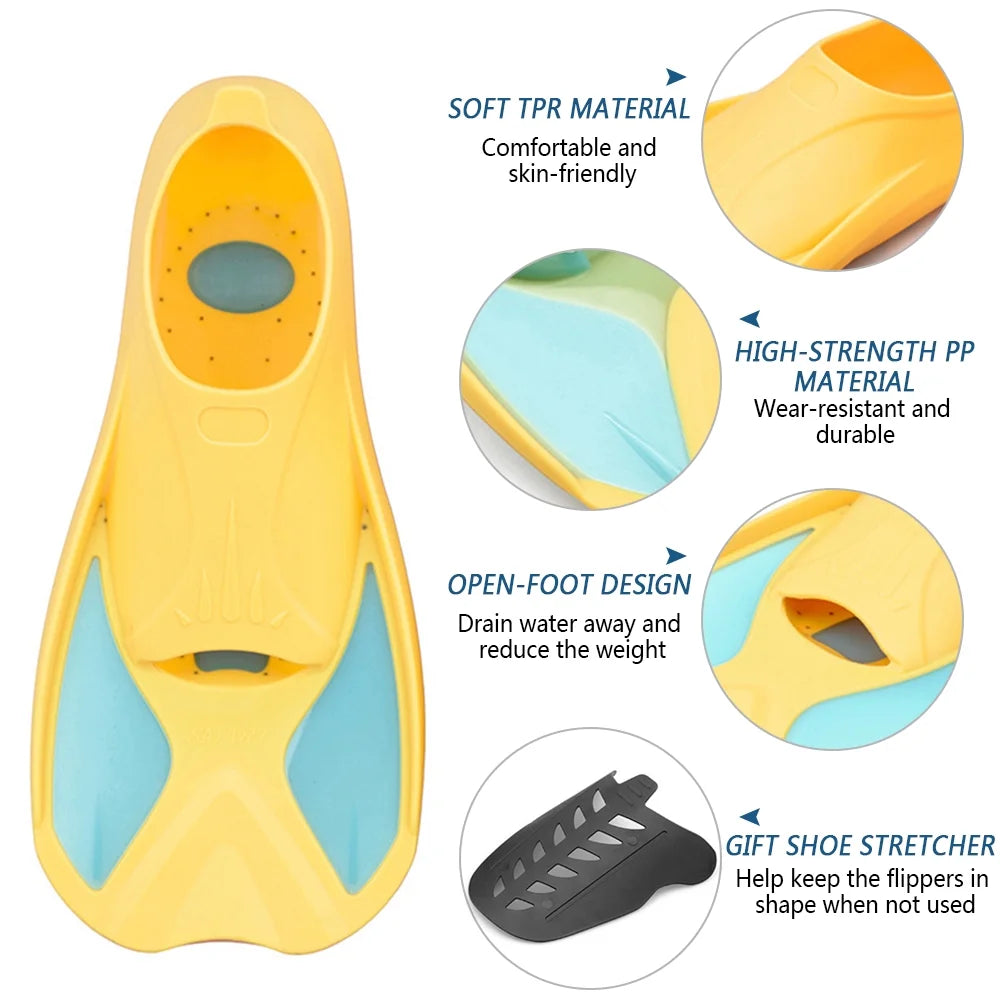 Short Swim Fins Flippers K77836