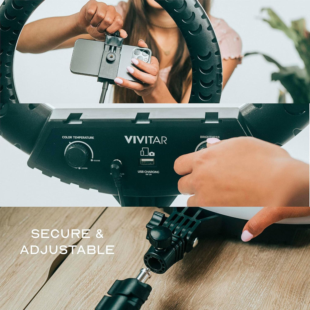 18 Inch LED Ring Light with Stand and Wireless Remote V750856
