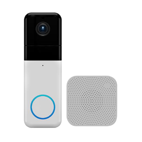 Wireless Video Doorbell Pro, 1440 HD Video, 2-Way Audio, Night Vision W343809