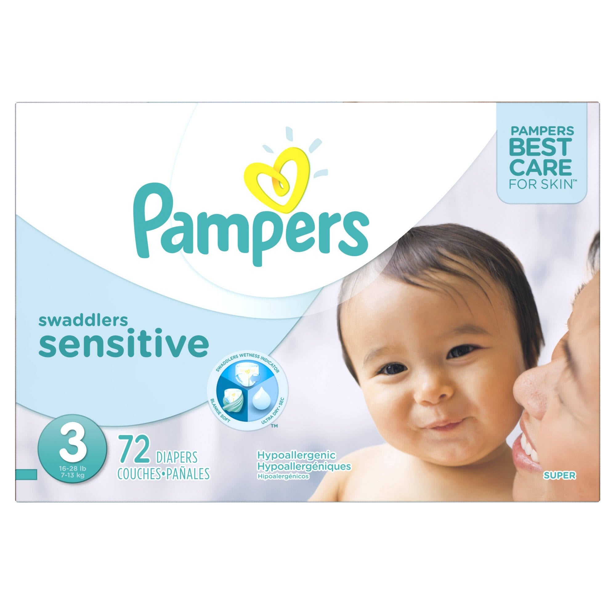 72 Count Size 3 Disposable Baby Diapers S1514