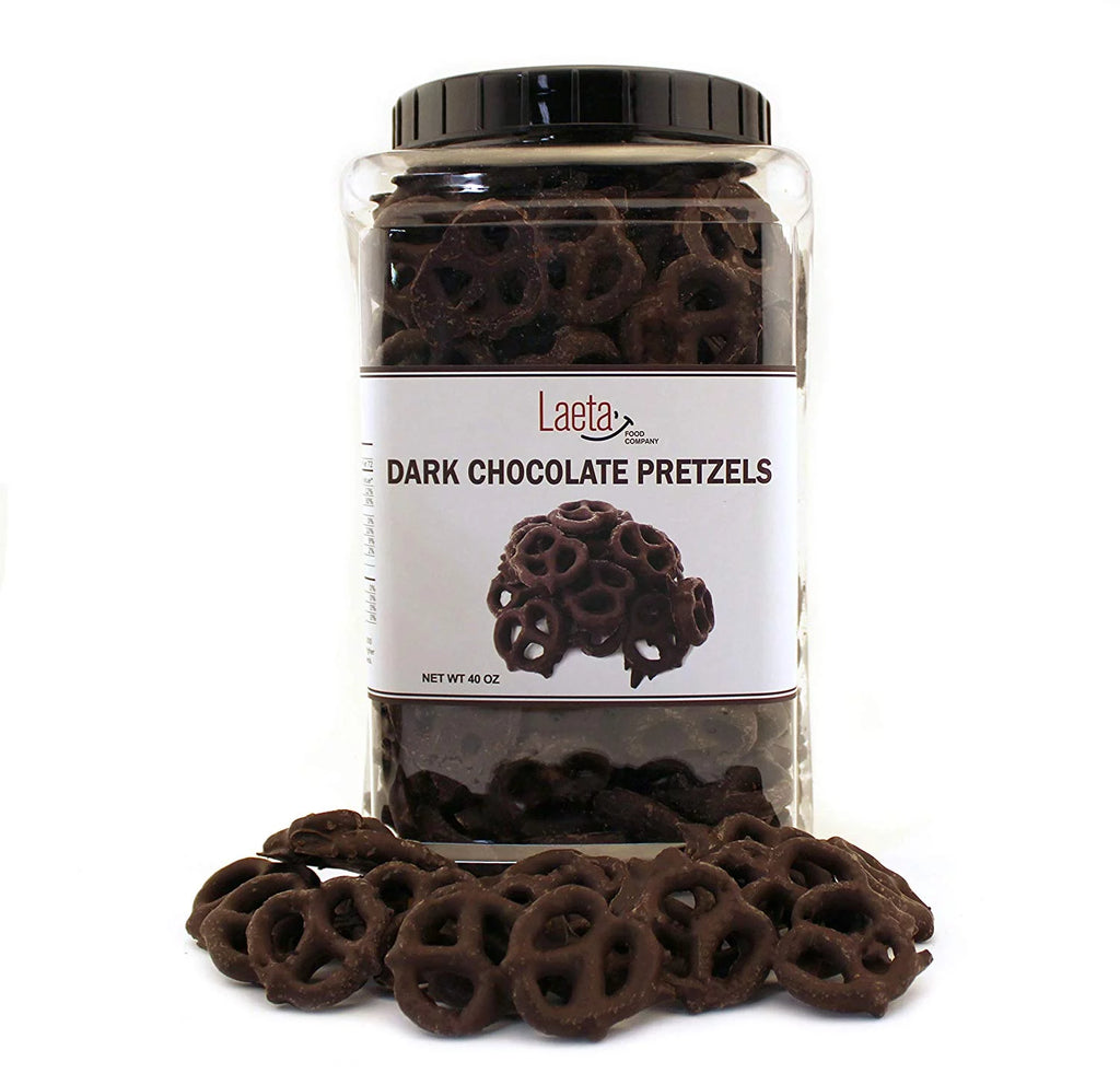 Dark Chocolate Covered Salted Pretzels, 40 Ounces T80976