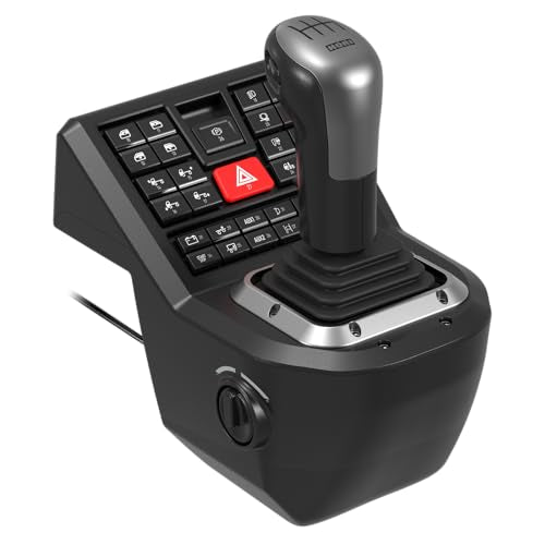 Truck Control System with Force Feedback Steering Wheel, Shifter Control Panel, & Pedals T2322
