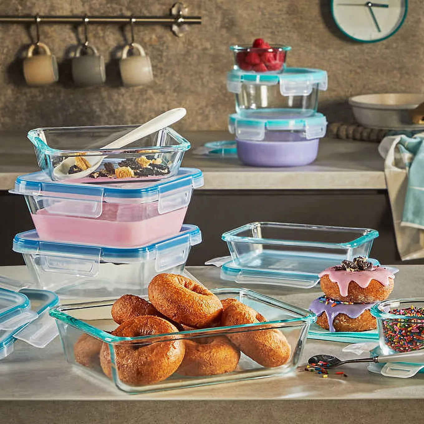 18-piece Glass Food Storage Set C492851