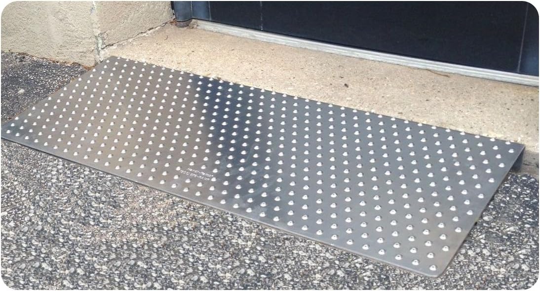 Aluminum Threshold Ramp with Non Slip Surface P910489