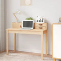 43.3"x19.7"x36.6" Solid Wood Pine Desk R254