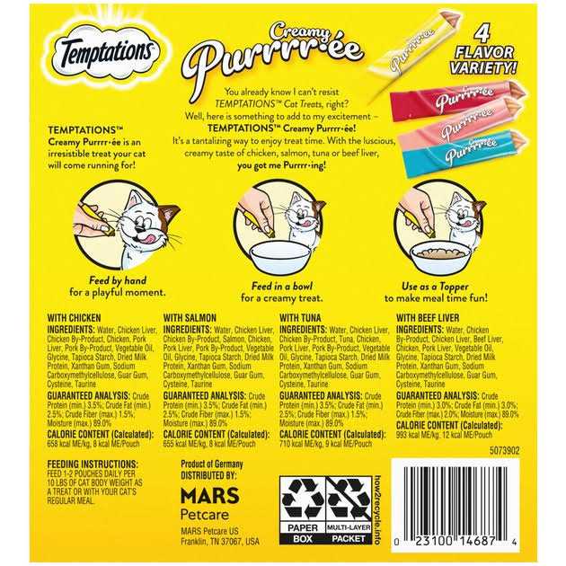Creamy Puree Lickable Cat Treats Y624721